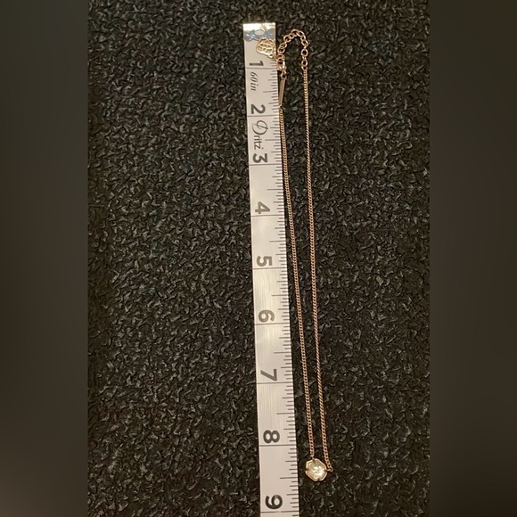 Kendra Scott pendant necklaces one gold tone 8.5” L & one silver 9” L - Picture 9 of 10